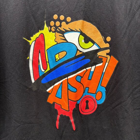 Tango Hotel CRASH Graphic T Shirt Mens Size Large Black Casual Streetwear - Picture 2 of 5